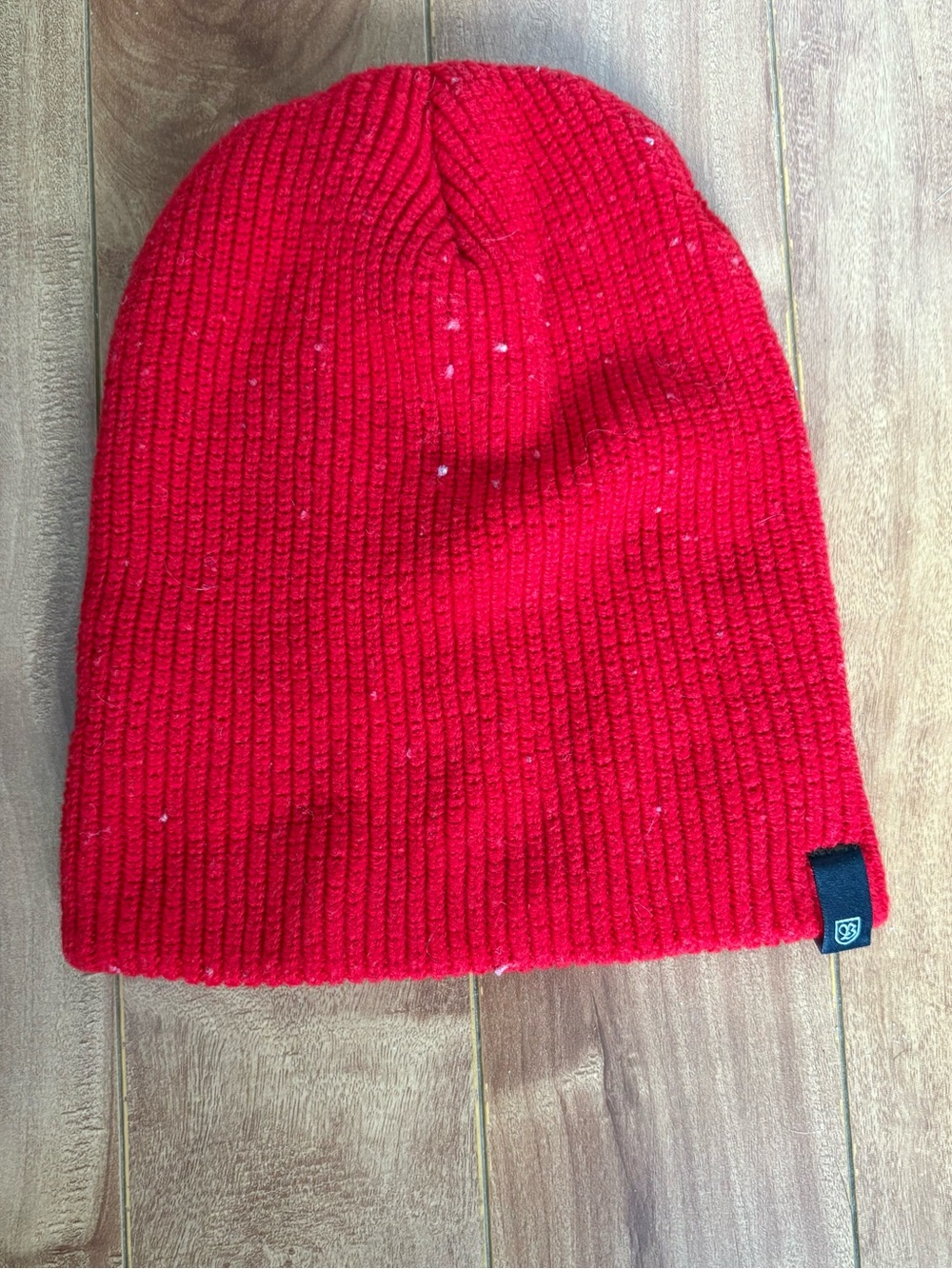 Brixton Bright Red Ribbed Beanie